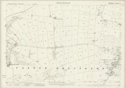 Derbyshire LVIII.4 (includes: Castle Donington; Weston upon Trent) - 25 Inch Map