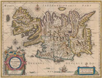 Tabula Islandiae [Karte], in: Novus Atlas, das ist, Weltbeschreibung, Bd. 1, S. 25.