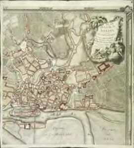 Plan de la ville de Nantes et de ses fauxbourges, 2