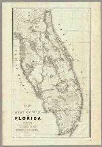 Map Of The Seat Of War In Florida.