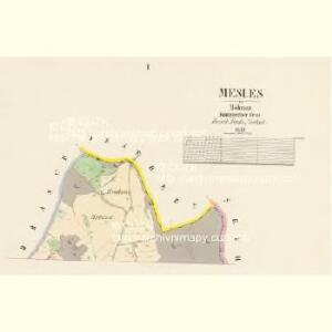 Mesles - c4567-1-001 - Kaiserpflichtexemplar der Landkarten des stabilen Katasters