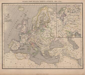 Europa Post Bellum Triginta Annorum. (1650-1700)