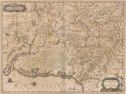 Description Du Guienne. [Karte], in: Novus atlas absolutissimus, Bd. 4, S. 156.