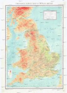 Ordnance survey map of Roman Britain