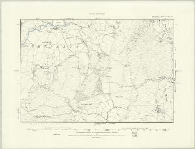 Radnorshire XXIII.SW - OS Six-Inch Map