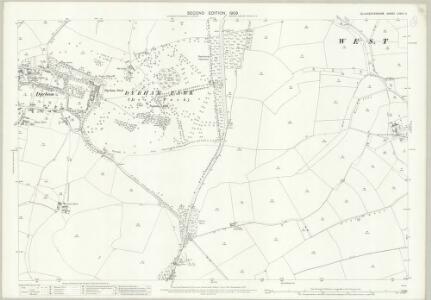 Gloucestershire LXXIII.11 (includes: Dyrham and Hinton; Marshfield; Tormarton) - 25 Inch Map
