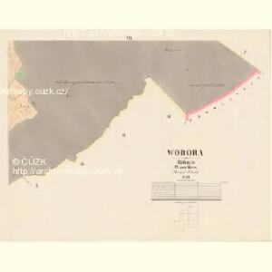 Wobora - c5347-1-006 - Kaiserpflichtexemplar der Landkarten des stabilen Katasters