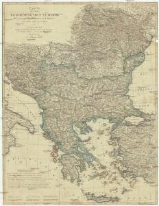 Carte von der europaischen Türkey