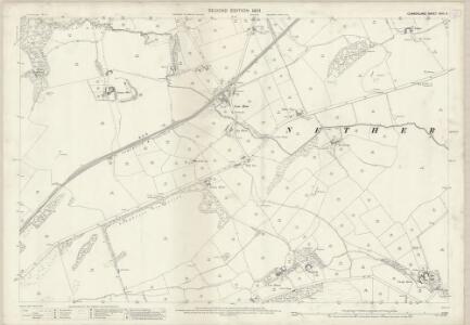 Cumberland XVIII.3 (includes: Nether Denton) - 25 Inch Map