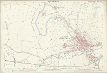 Leicestershire L.8 (includes: East Farndon; Lubenham; Market Harborough) - 25 Inch Map