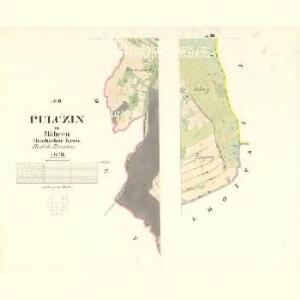 Pulčyin - m2484-1-005 - Kaiserpflichtexemplar der Landkarten des stabilen Katasters