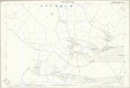 Bedfordshire XXXIV.2 (includes: Edlesborough; Studham) - 25 Inch Map