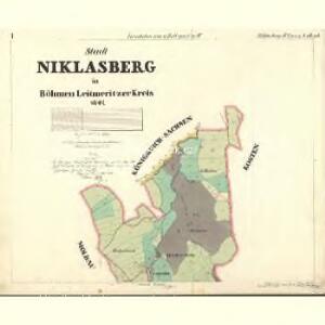 Niklasberg - c4631-1-001 - Kaiserpflichtexemplar der Landkarten des stabilen Katasters