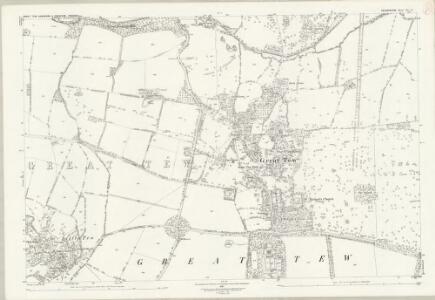 Oxfordshire XV.6 (includes: Great Tew; Little Tew; Sandford St Martin; Swerford) - 25 Inch Map