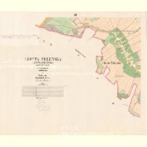 Lhotta Zelenska - c9247-1-003 - Kaiserpflichtexemplar der Landkarten des stabilen Katasters