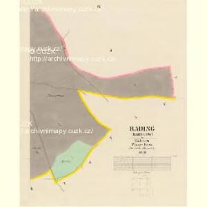 Rading (Radegow) - c6333-1-008 - Kaiserpflichtexemplar der Landkarten des stabilen Katasters