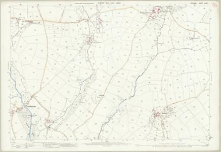 Cornwall XXVIII.4 (includes: Linkinhorne; South Hill) - 25 Inch Map