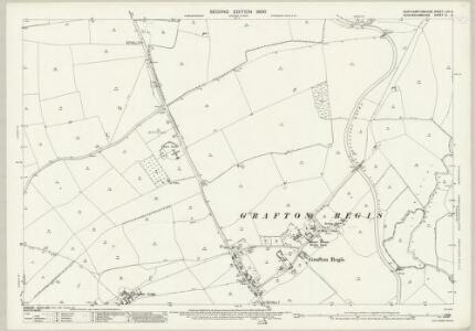 Northamptonshire LVII.9 (includes: Ashton; Grafton Regis; Hanslope; Shutlanger; Stoke Bruerne) - 25 Inch Map