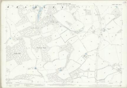 Surrey XXXIX.5 (includes: Bramley; Wonersh) - 25 Inch Map