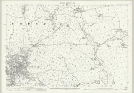 Cornwall XXXVI.6 (includes: Liskeard Borough; Menheniot) - 25 Inch Map