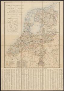 Spoor- en tramwegkaart van Nederland