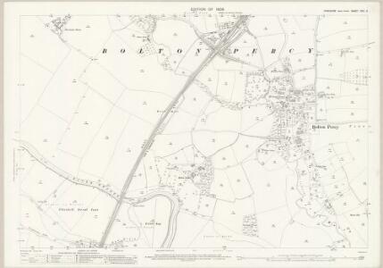 Yorkshire CCV.3 (includes: Bolton Percy; Kirkby Wharfe And North Milford; Ulleskelf) - 25 Inch Map