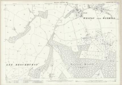 Shropshire XXII.1 (includes: Lee Brockhurst; Stanton Upon Hine Heath; Wem Rural; Weston Under Redcastle) - 25 Inch Map