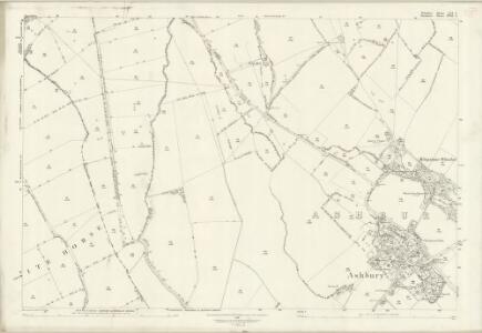 Wiltshire XVI.4 (includes: Ashbury; Bishopstone) - 25 Inch Map