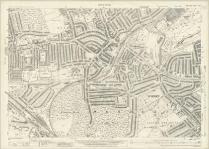 Middlesex XII.5 (includes: Hornsey St Mary) - 25 Inch Map