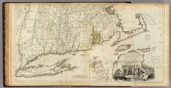 The Provinces of Massachusetts Bay and New Hampshire. (Southern section)