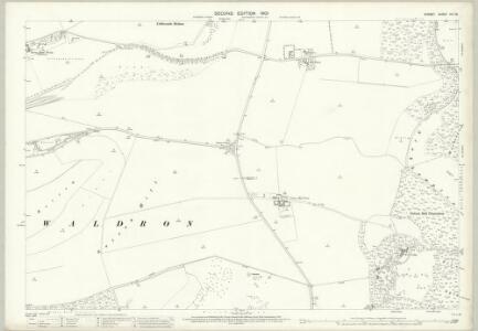 Dorset VIII.15 (includes: Ashmore; Fontmell Magna; Iwerne Minster; Sutton Waldron) - 25 Inch Map