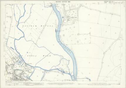 Middlesex XXIV.11 (includes: Chertsey; Laleham) - 25 Inch Map