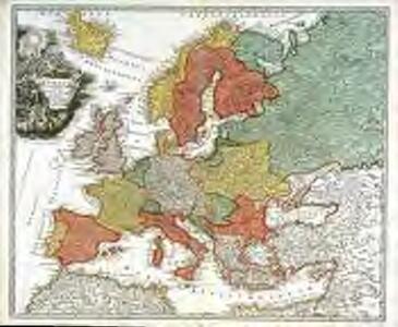 Europa christiani orbis domina in sua imperia regna et status exacte divisa