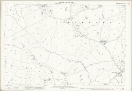 Cheshire LV.14 (includes: Baddiley; Cholmondeley; Chorley; Faddiley; Ridley) - 25 Inch Map