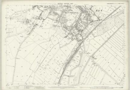 Cambridgeshire XXVI.14 (includes: Ely College; Ely Holy Trinity With St Mary) - 25 Inch Map