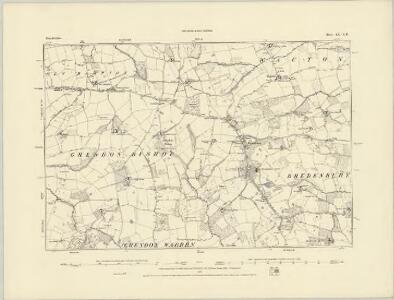 Herefordshire XX.NW - OS Six-Inch Map