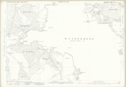 Westmorland XXVI.14 (includes: Ambleside; Claife; Hawkshead; Skelwith; Troutbeck) - 25 Inch Map