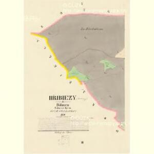 Hřibiezy - c2390-1-001 - Kaiserpflichtexemplar der Landkarten des stabilen Katasters