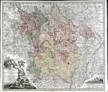 Mappa geographica, in qua ducatus Lotharingiæ et Barr ut et episcopatuum Metens. Tullens. Verdunens. territoria