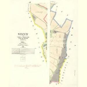 Westetz - c8525-1-001 - Kaiserpflichtexemplar der Landkarten des stabilen Katasters