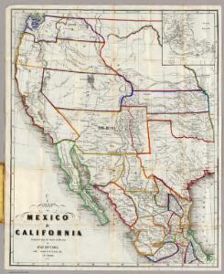 Map Of Mexico & California.