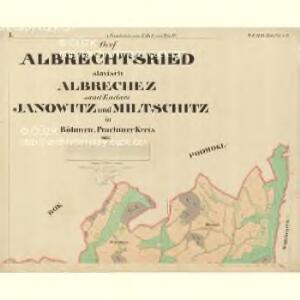 Albrechtsried - c0012-1-001 - Kaiserpflichtexemplar der Landkarten des stabilen Katasters