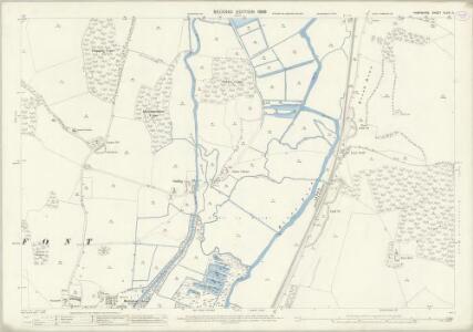 Hampshire and Isle of Wight XLVIII.3 (includes: Bossington; Kings Somborne; Michelmersh; Mottisfont) - 25 Inch Map