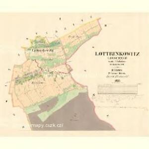 Lottrinkowitz (Lissuwski) - m1676-1-001 - Kaiserpflichtexemplar der Landkarten des stabilen Katasters