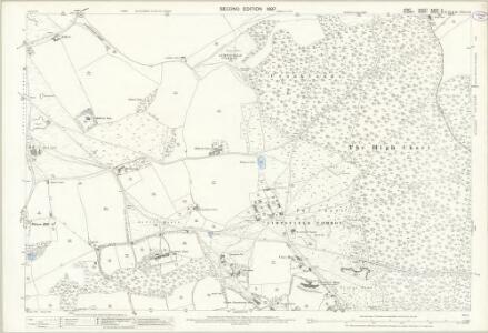 Kent XXXIX.9 (includes: Limpsfield) - 25 Inch Map