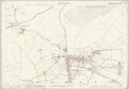 Huntingdonshire XXVIII.13 (includes: Gamlingay; Tetworth) - 25 Inch Map