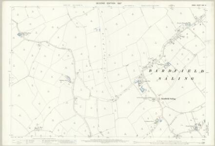 Essex (1st Ed/Rev 1862-96) XXIV.3 (includes: Bardfield Saling; Great Bardfield; Stebbing) - 25 Inch Map