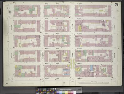 Manhattan, V. 4, Double Page Plate No. 71 [Map bounded by East 32nd St., 2nd Ave., East 27th st., 4th Ave.]