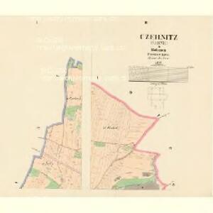 Czehnitz (Čehnic) - c0735-1-001 - Kaiserpflichtexemplar der Landkarten des stabilen Katasters
