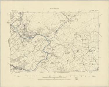 Montgomeryshire VIII.SW - OS Six-Inch Map